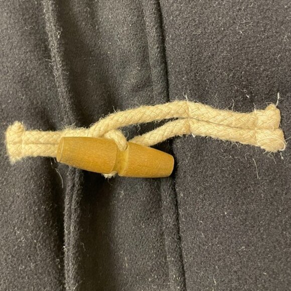 F.o.g London Fog kids black hooded duffle coat 6X - Picture 3 of 10